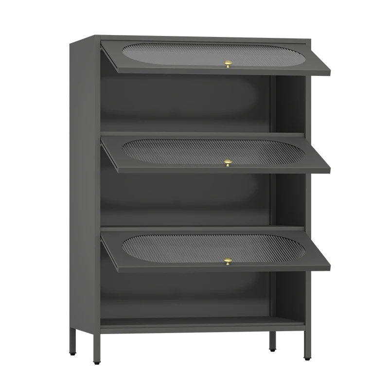 Kitchen Locker Metal Kitchen Buffet Cabinet Dining Room Sideboard Storage With 3/4 Drawer  Metal Cabinet For KItchen