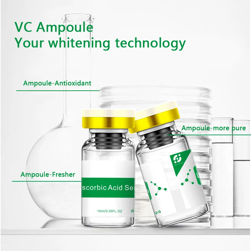 Private Label Moisturizing Whitening Treatment Vitamin C Derma Roller Serum for Micro Needle