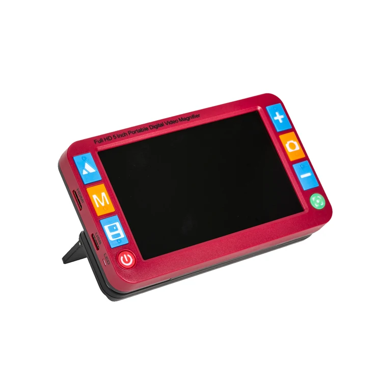 
2020 Newest Auto Focus + Dual 8MP Lens Handheld Portable Low Vision Reading Aid Video Magnifier RS500XR 