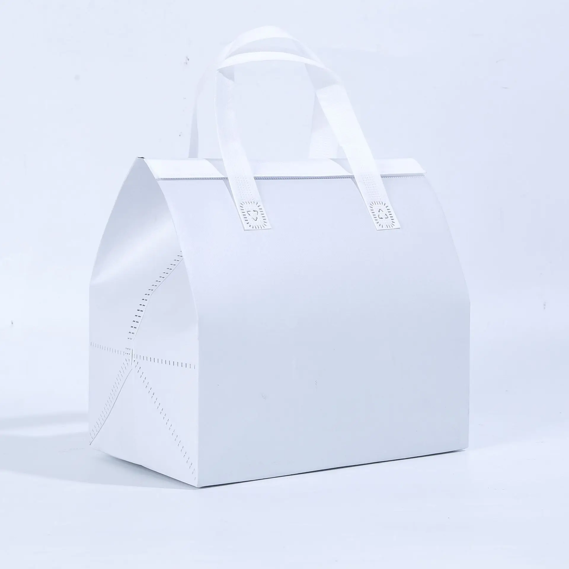 wholesale Delivery packaging  Oil proof waterproof pp non woven insulated lunch cooler bag