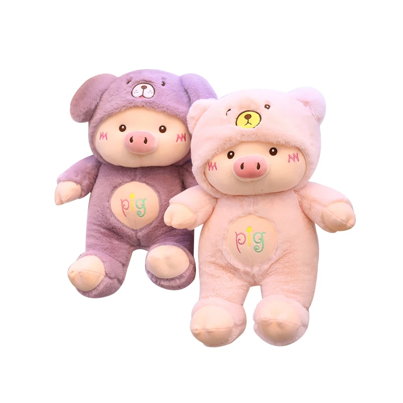 Brand New Stuffed& Plush Toys Animals Cute Baby Pig Stuffed Animal Plush Toy Low Moq Pig Plush Pillow