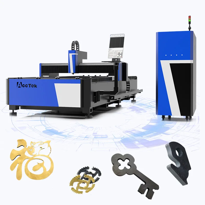 3015 2040 2060 3080 Great Quality For Stainless Steel Aluminum Sheet Metal Fiber Laser Cutting Machine 3kw 6kw 12kw