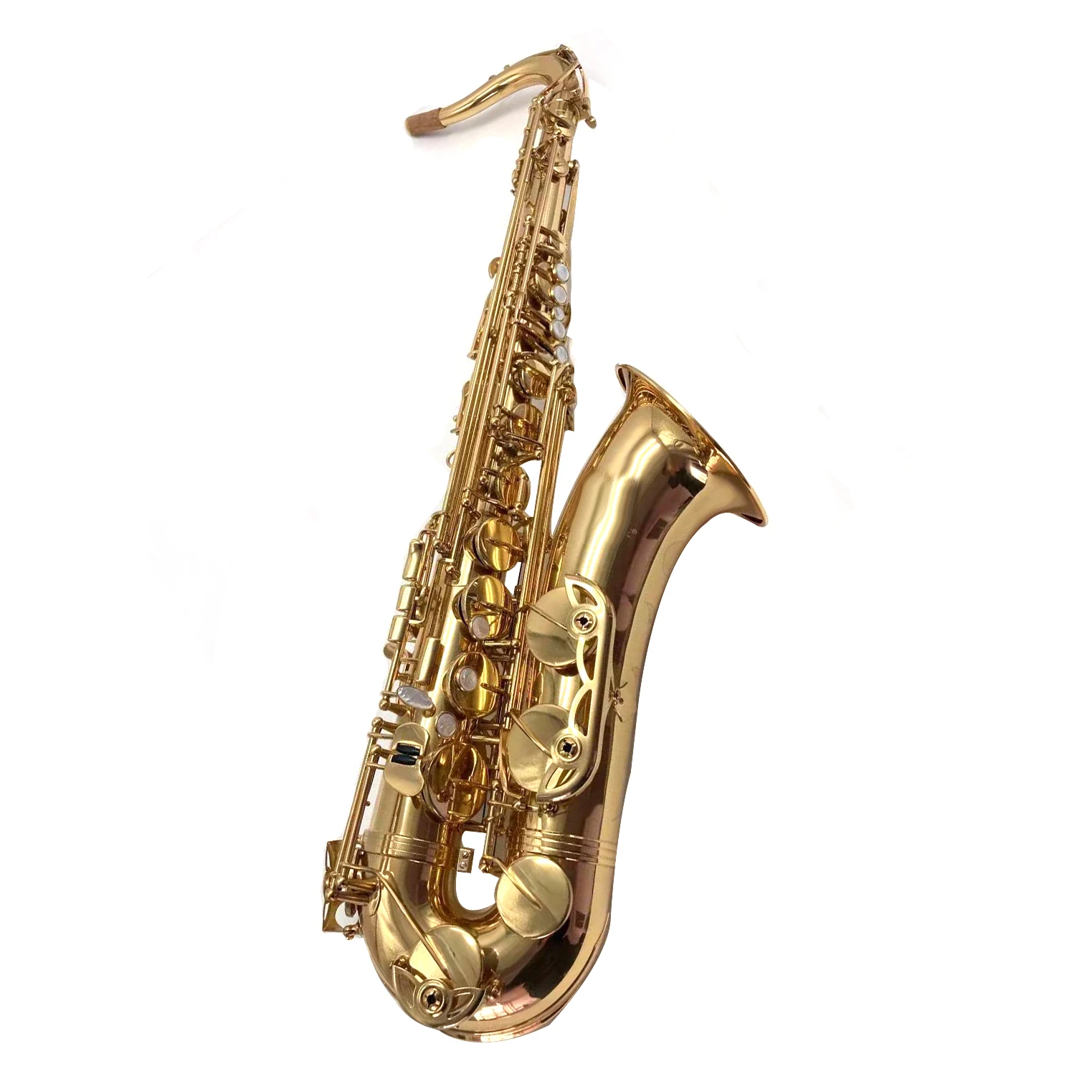 Professional saxophone manufacture production gold lacquer 802 tenor saxophone