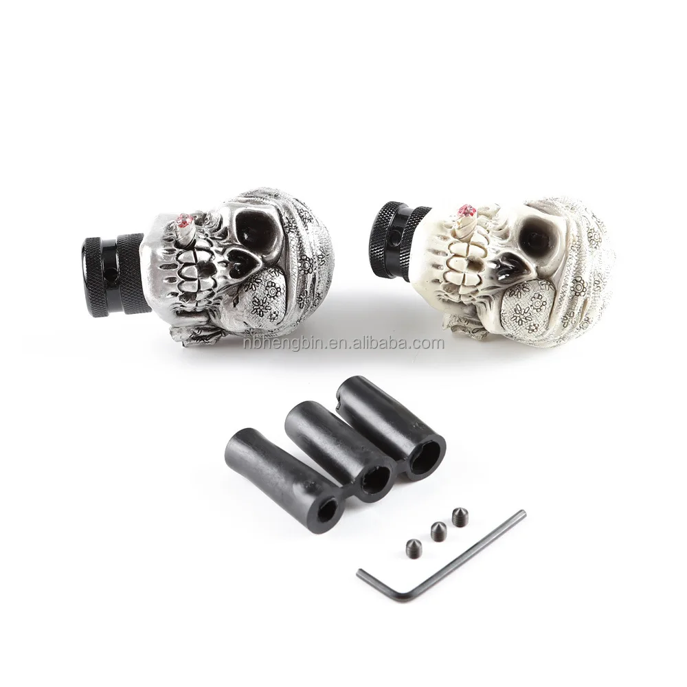 Skull Shift Knob Car Manual Resin Skull Lever Gear Shift Knobs Auto Shift Knobs Manual Transmission Car Accessories