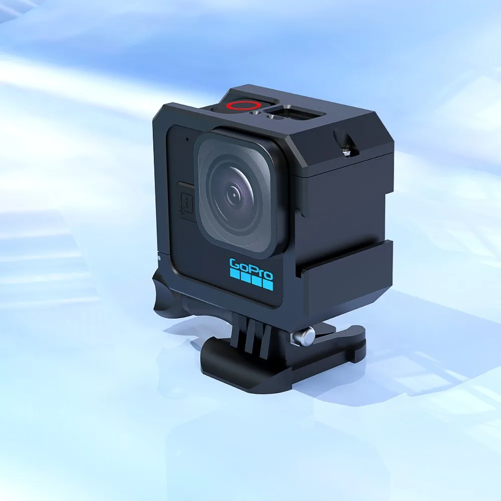 Kytuwy black Gopro 11 mini metal rabbit cage  Protector  frame accessories for gopro 11 mini  black gopro accessories