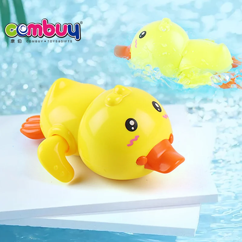 
Infant baby bathroom play plastic water bath wind up duck toys 