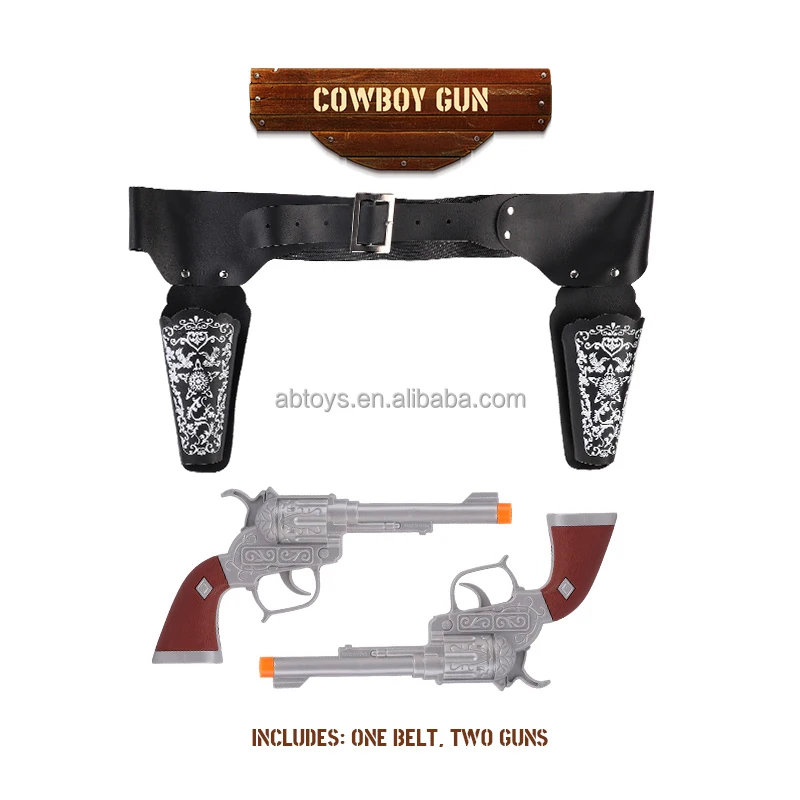 Newest Cosplay Western Holster Toy cowboy Gun Silver for sale