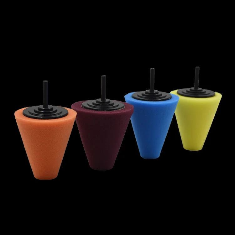 
Car waxing sponge polishing machine beauty sponge wheel cone polishing wheel sponge polishing pad clamp handle 6mm 