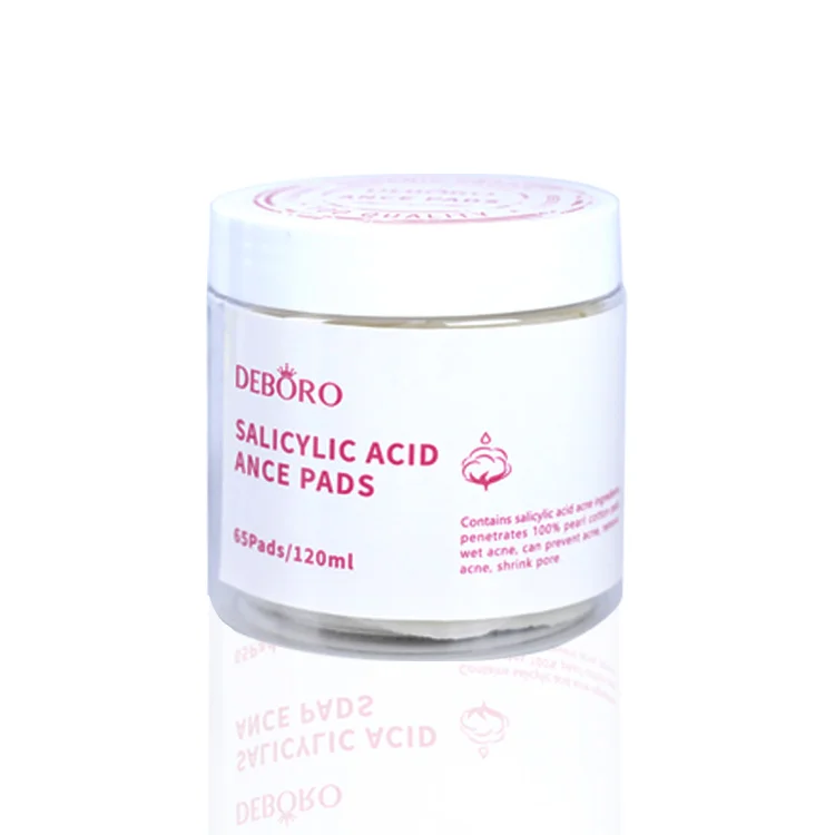 Exfoliating Acne Pads with  salicylic acid reuseable cotton pads face