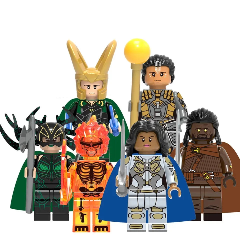 Super Popular TV Movie Science Fiction Villain Hero Series X0185 Building Block Toy Foreign Trade Wholesale