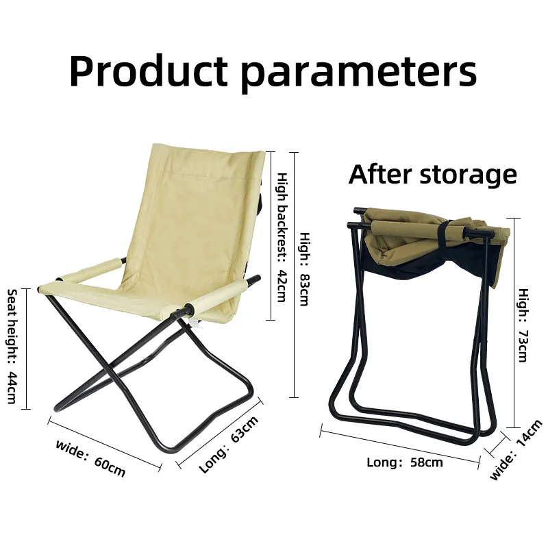 AREFFA Outdoor Furniture Patio Portable Nychair Folding Aluminum Garden Camping Chair