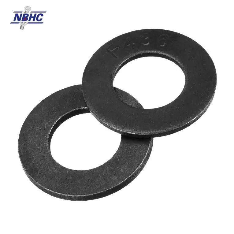 NBHC009WA Factory supply F436 heavy flat washer zinc coated black oxide carbon steel stainless steel