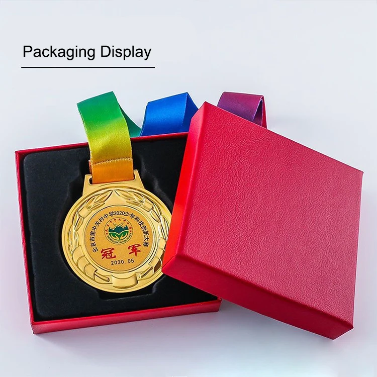 Promotional Gold Noble Manufacturer Sliver Bronze Metal Sports Medal Custom Bespoke Logo Trophy Awards Crafts Medal