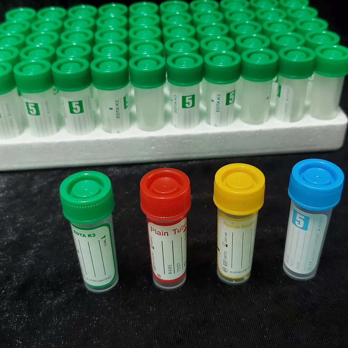 micro vacuum non vacuum edta k2 k3 blood collection tube