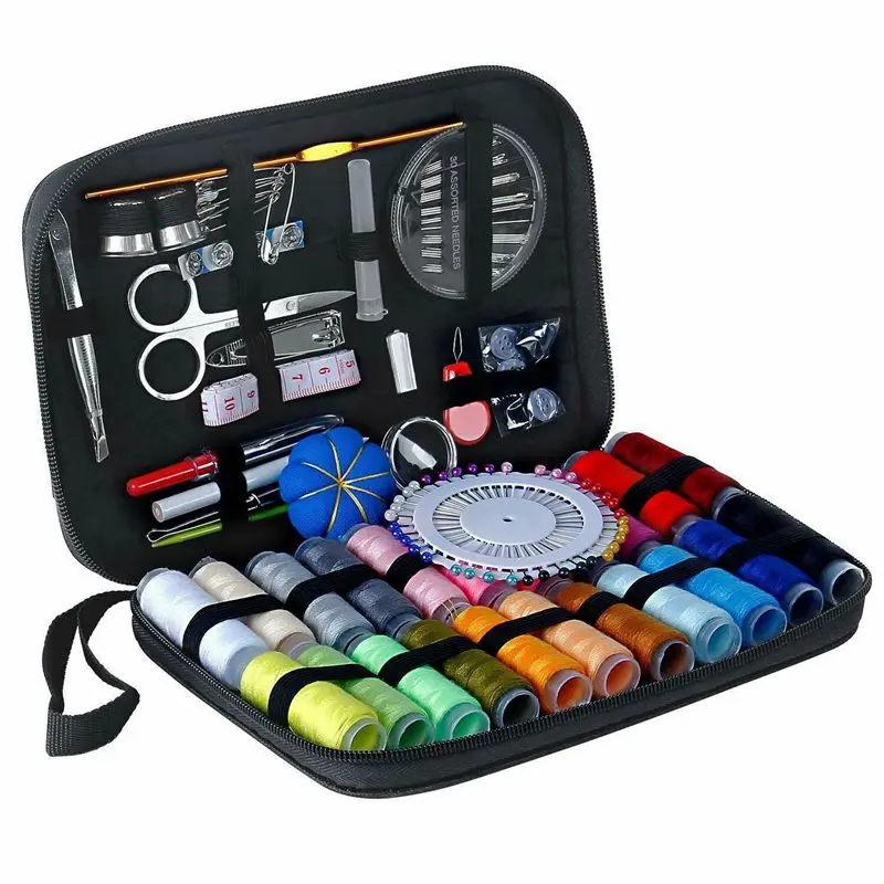126pcs Children DIY Embroidery Sewing Kit Home Essentials Beginners Sewing Kit