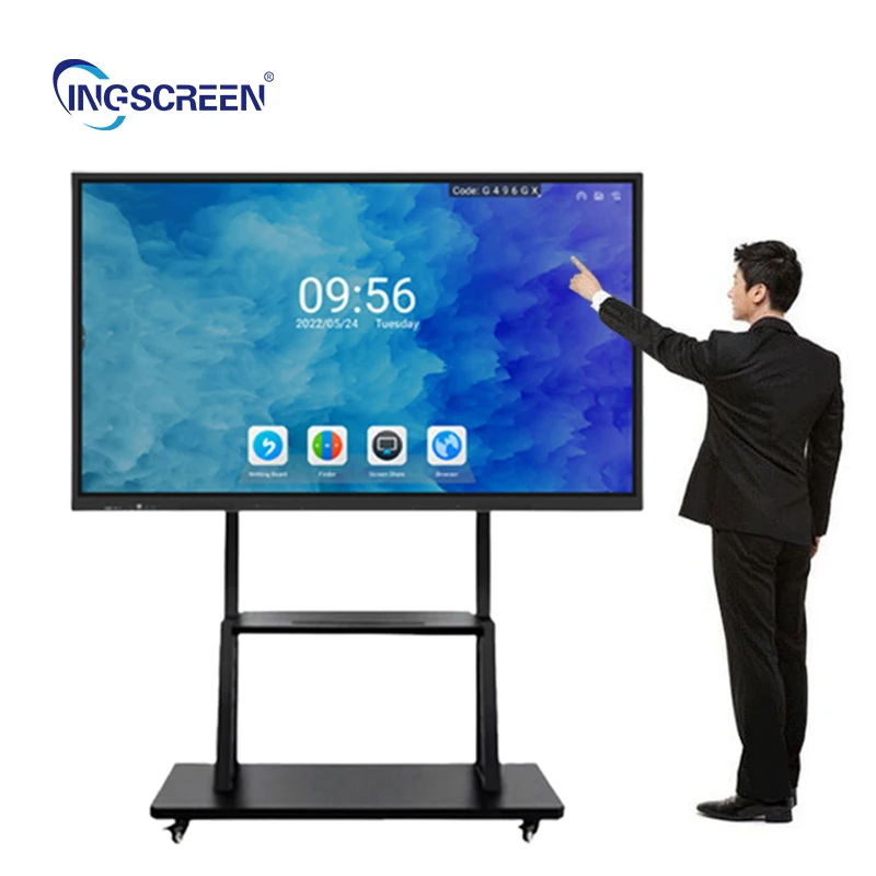 Дешевая Высококачественная цифровая умная доска INGSCREEN Интерактивная для классных комнат