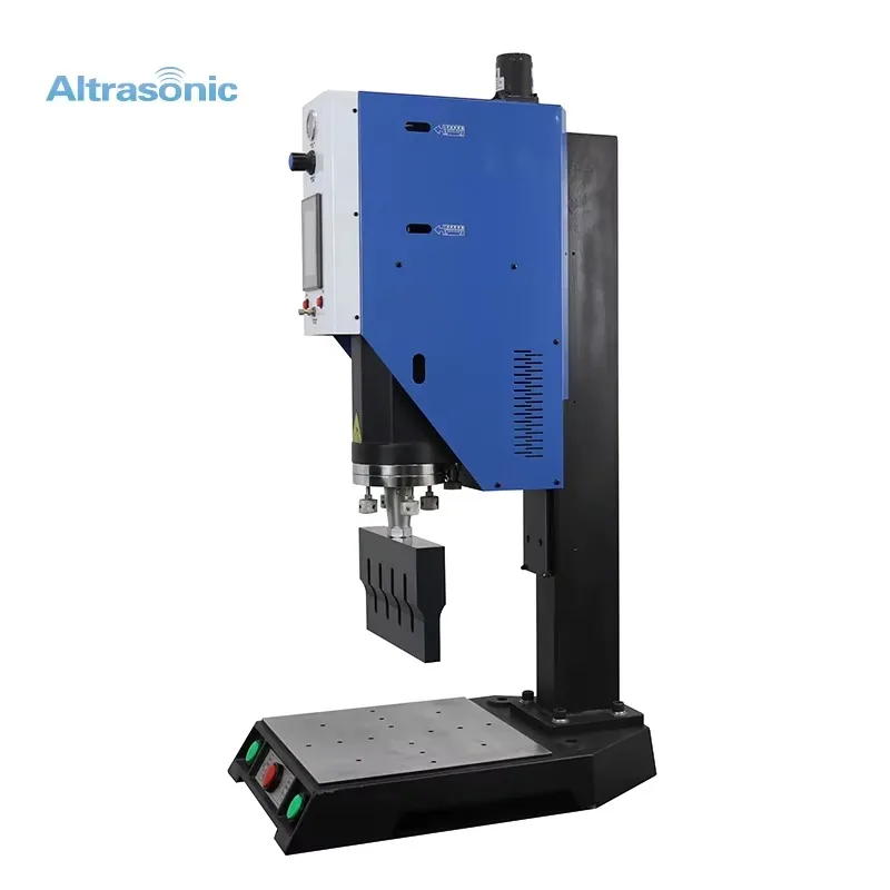 Pe ultrasonic welding side sealing plastic bag making machine digital plastic ultrasonic pvc welding machine