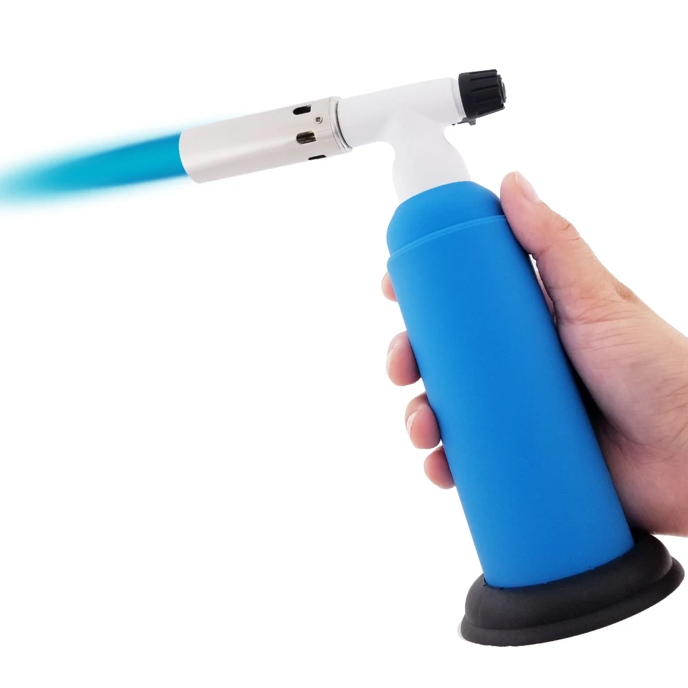 BS-851 Adjustable Flame Jet Butane Gas BBQ Camping Culinary Blow Torch Lighter