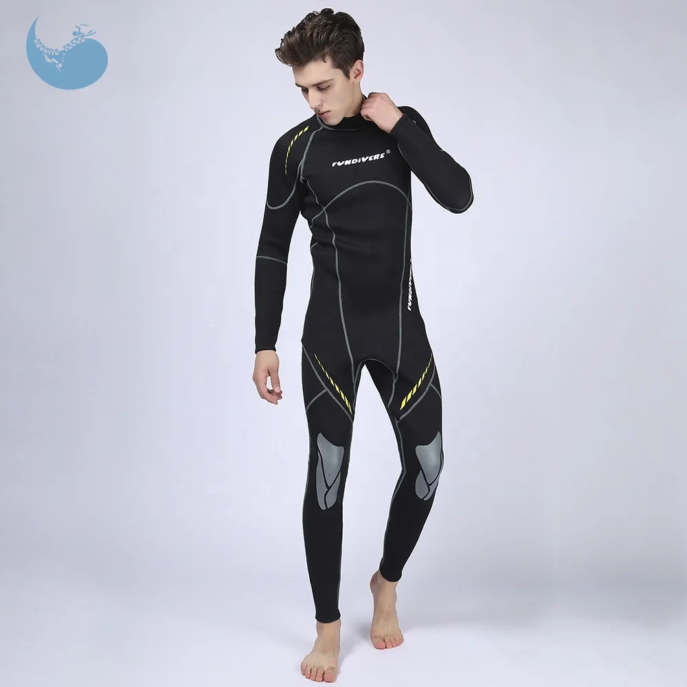Wholesale Custom 3MM Warm Jumpsuits Surfing Swimsuit Rubber Diving Suit Men Swimwear Neoprene Wetsuit Jacket