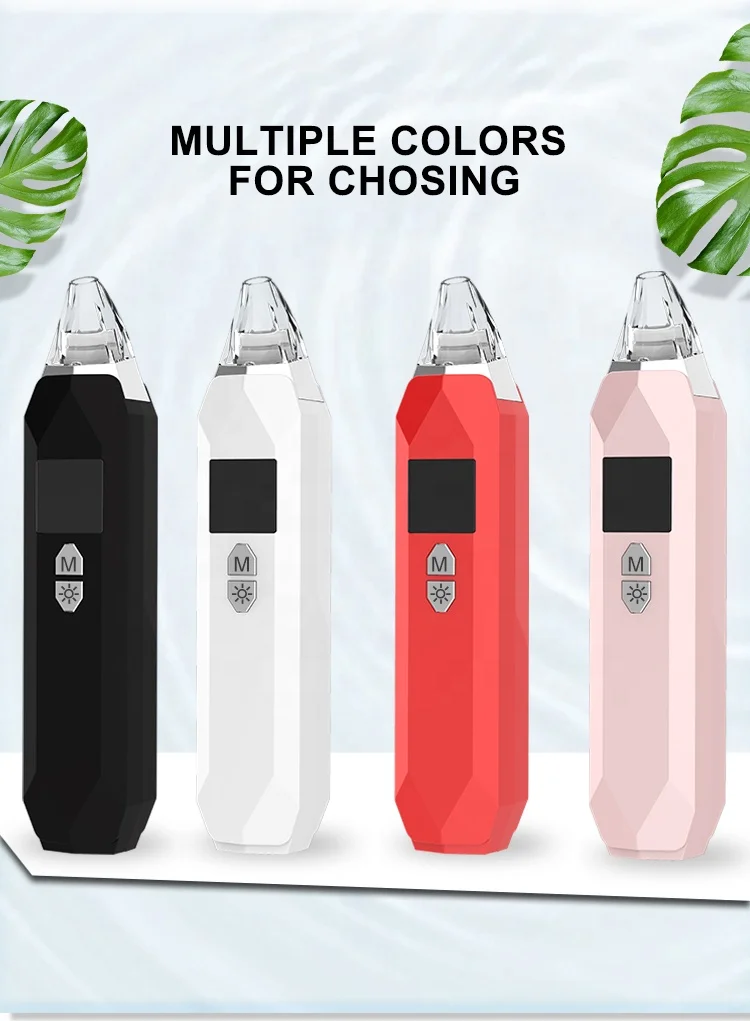 Hot  beauty instrument best portable facial pore cleaner 2023 beauty device comedo acne suction blackhead remover vacuum