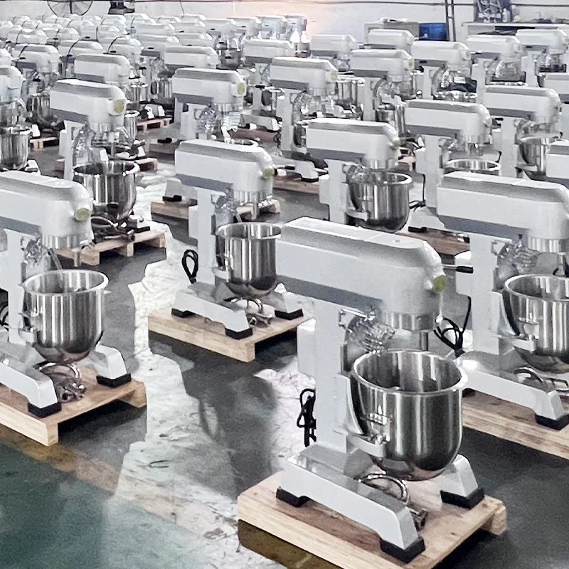 20 Liter Industrial Electric Food Mixer Machine with Stainless Steel Housing Bowl-Lift Design and Dough Hook Wholesale