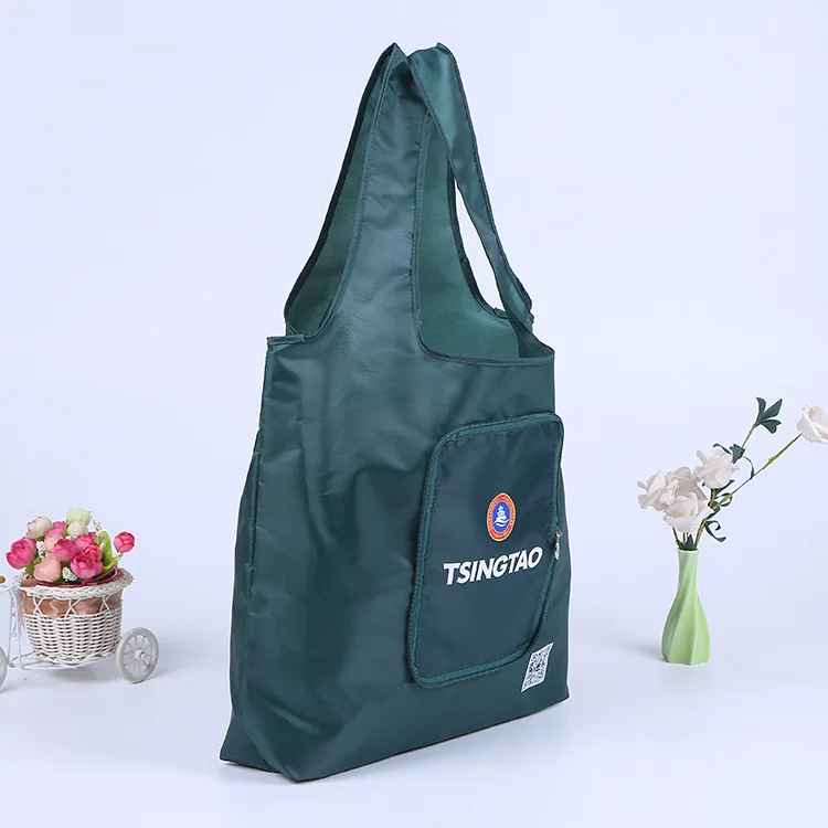 Multifunction Reusable Nylon Zipper Foldable Storage Bag Shopping Bags