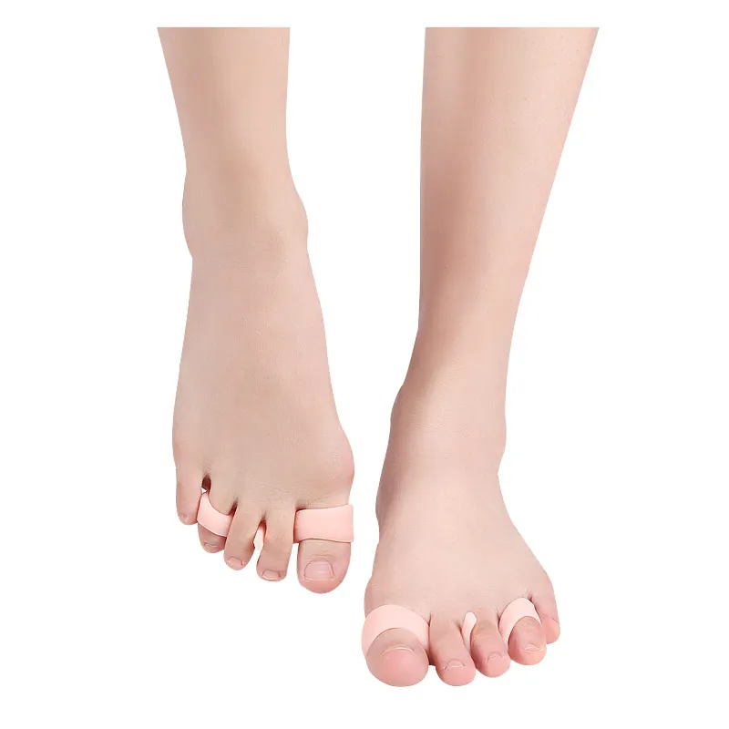 Hot Sale Gel Double-hole Snail Toe Separator Silicone Bunion Corrector Hallux Valgus Protector Toe Spacer
