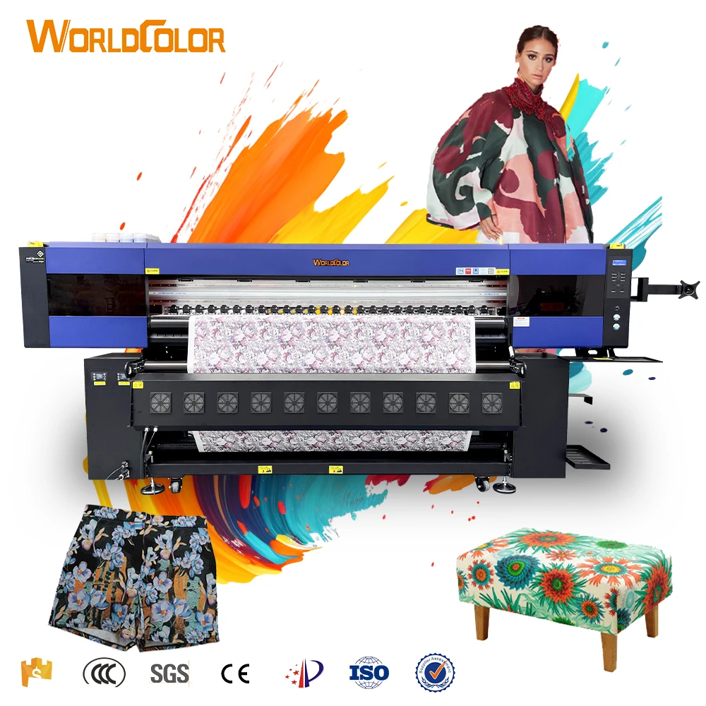 Factory Price I3200 Digital Sublimation Inkjet Printer 4/6/8 Heads New Condition for Fabric & Textile Heat Transfer Printing