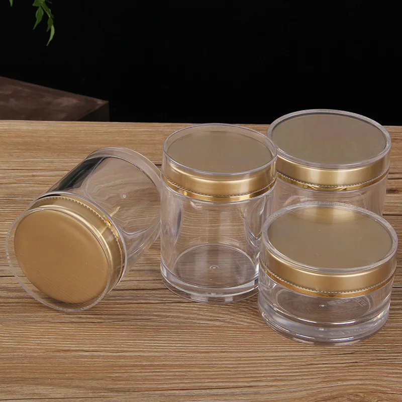 Big size 550g acrylic plastic jar health care products bottles 240ml cosmetic cream containers food storage tea jar