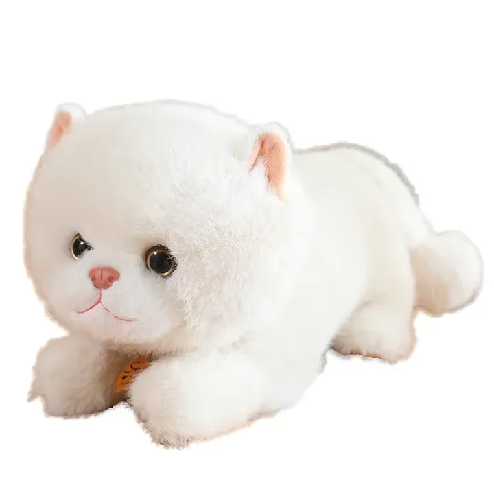 Manufactory Direct Factory Sale Customized Cat Plush Toy Soft Cotton Fabric Logo Imprinted Gift