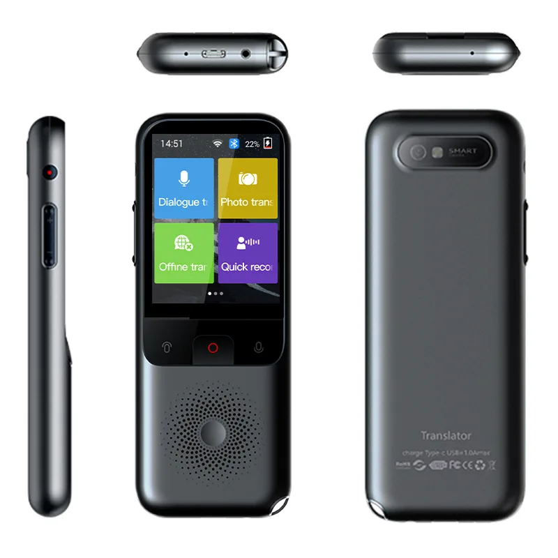 New Arrival AI Intelligence Translator Support Voice/Photo/Recording Translation for Business/Travel/Education