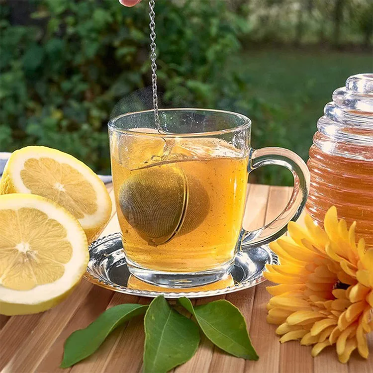 Wholesale 45mm 50mm Stainless Steel Ball Tea Infuser Filter Diffuser Tea Strainer