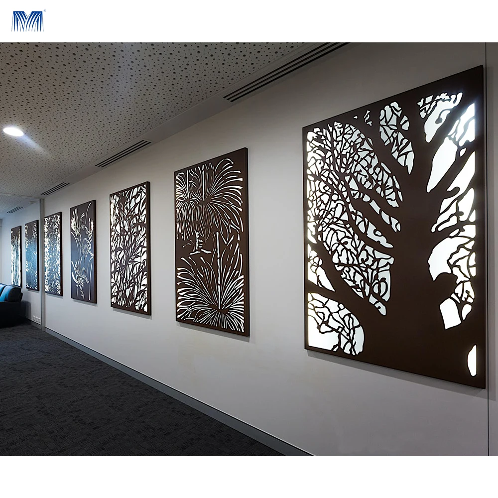 Bathroom coffee shop big living garden partitions wall screen bedroom curtains room dividers laser cut panels decorative