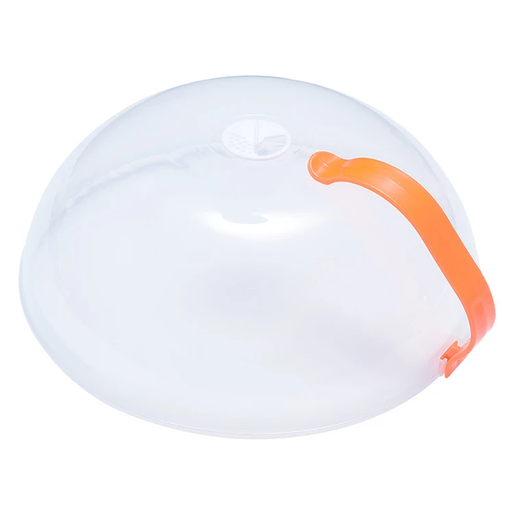 
Kitchen Clear Plate Vented Splatter Protector Lid Microwave Food Cover 