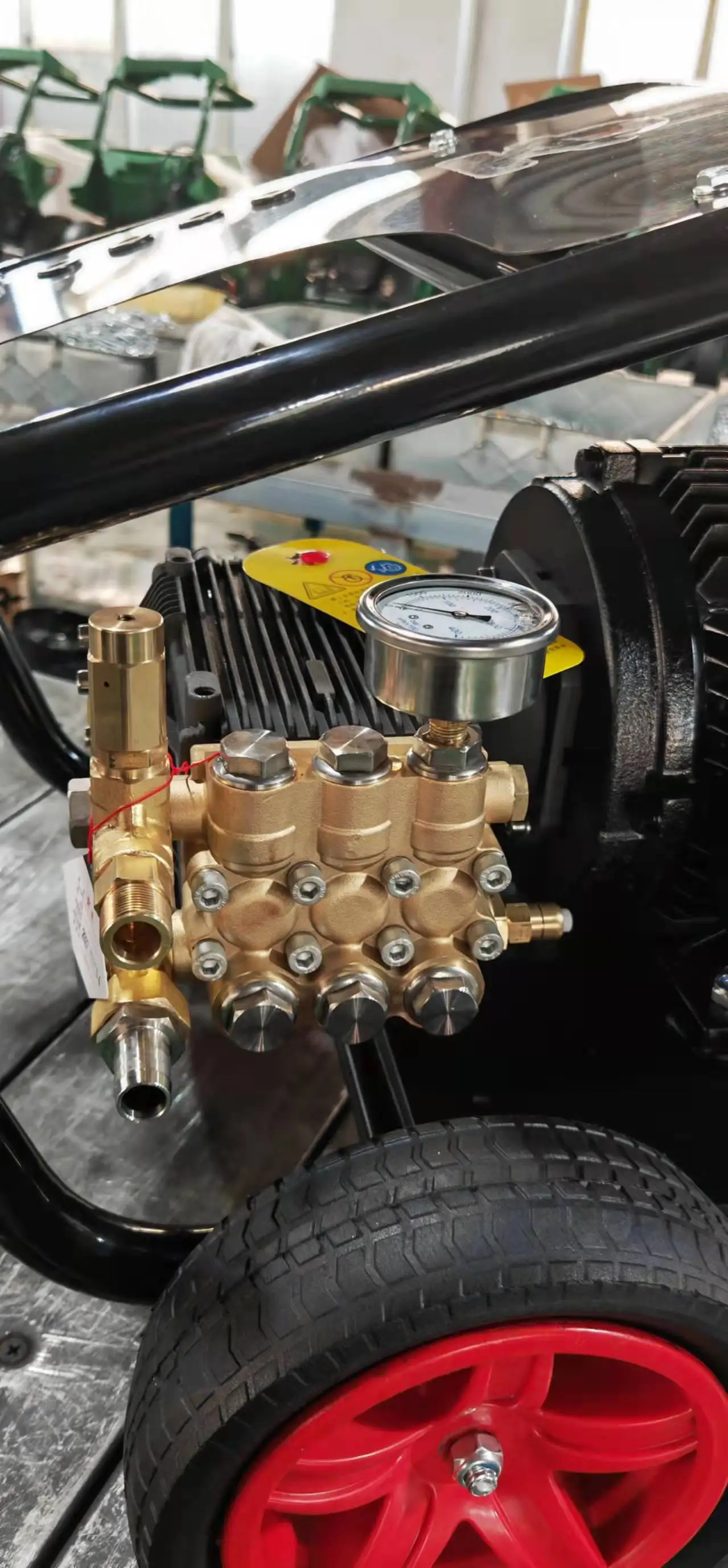 3 Wheel Commercial 11Kw 200 Bar 300 Bar heavy duty High Pressure Cleaner washer Cleaning Machine