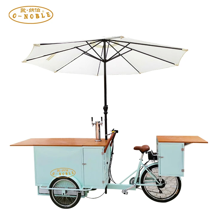 Stylish beer bicycle beer bike Multifunctional mobile fast food car
