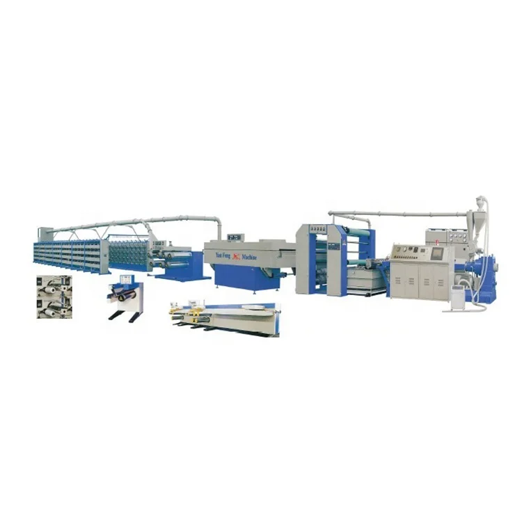 High Quality High-speed PP Woven Bags Making Machine Plastic Flat Film Extruder Line HDPE LLDPE Yarn Extrusion Line
