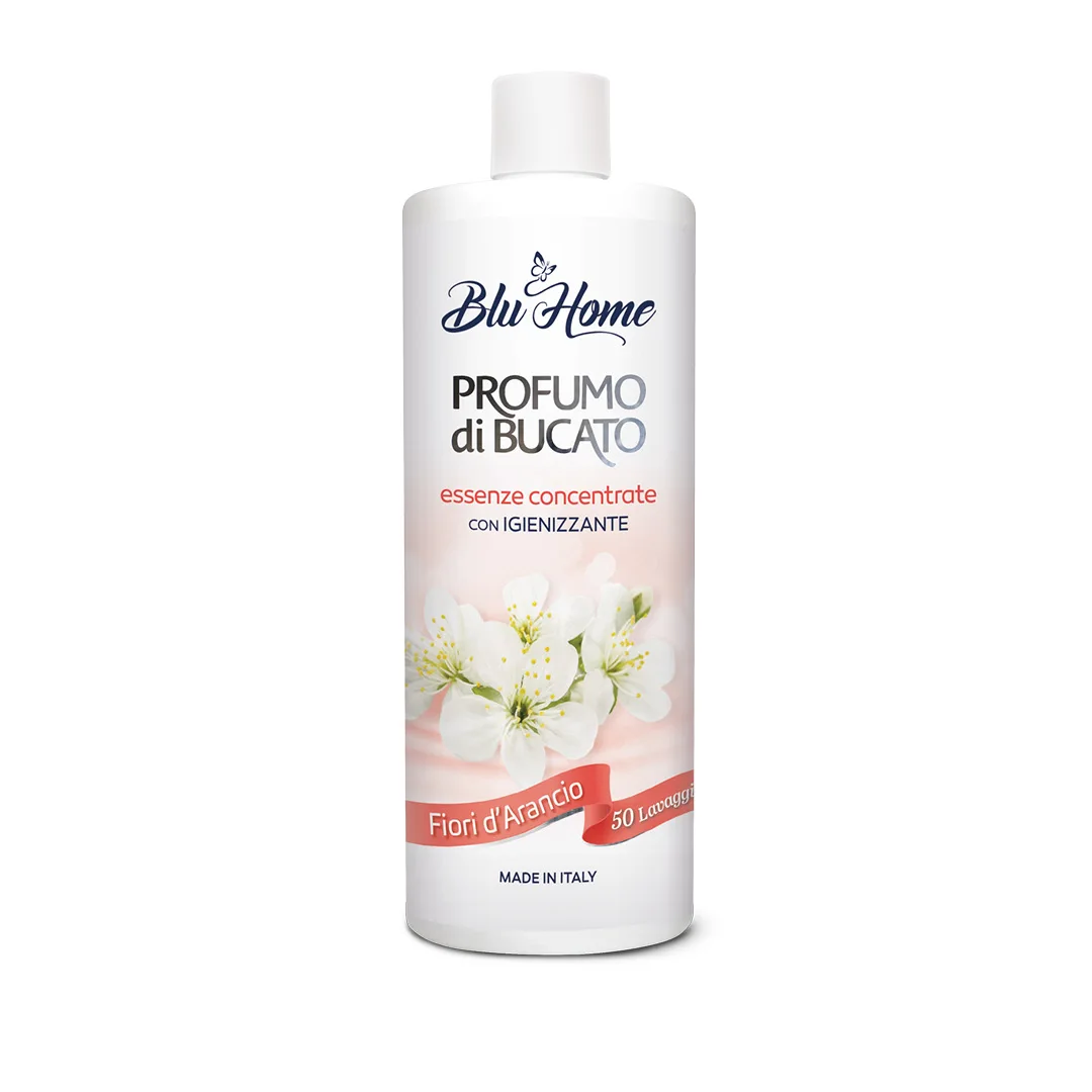 Blu Home 500ml Orange Blossom With The Freshness Of Zagare And Citrus Of Sicily Scented Drops For Laundry Fabric Perfume