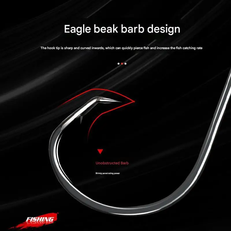 180 pcs box Saltwater Fishing Circle Jig Hook Steel Carp Fishing Jig Hooks Fishhooks 1/0 2/0 5/0 Pesca Fishing Tackle Tool Hooks