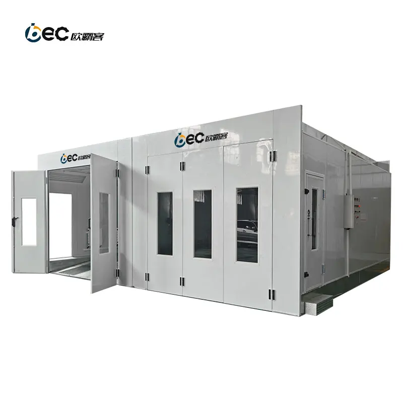 Customization spray booth paint cabin with infrared/diesel/gas/LPG heating efficient spray oven paint for vehicle downdraft