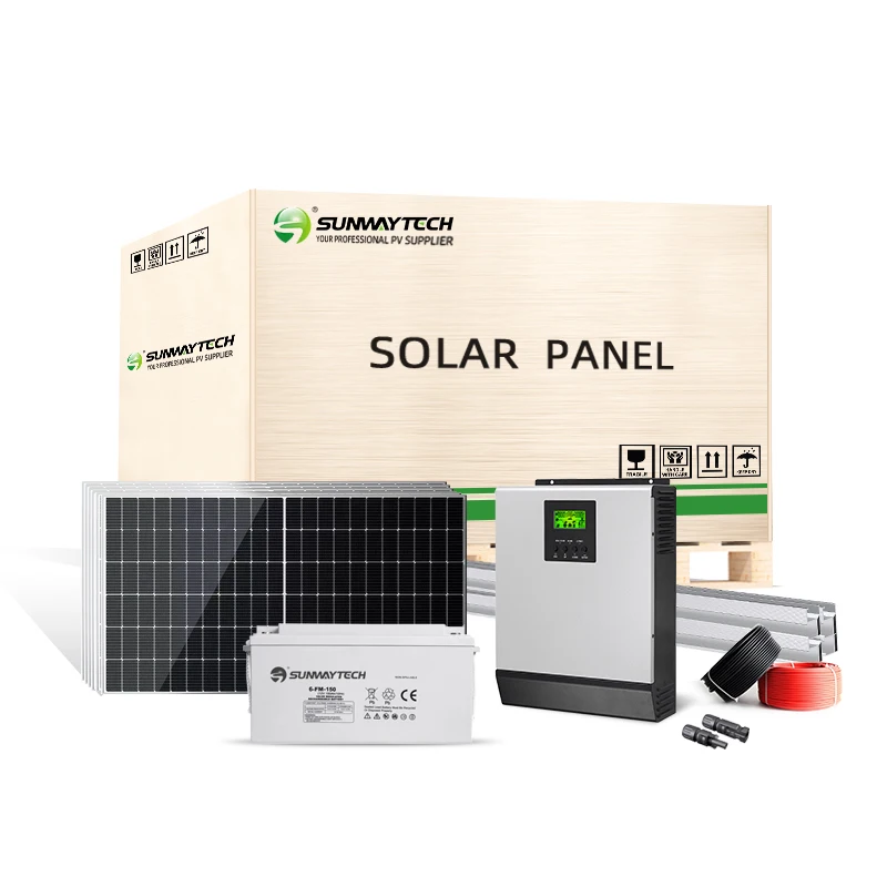 Комплект солнечных батарей 2000 Вт 5 кВт 5Kwp солнечный энергетический дом 4 Pv солнечная панель система хранения для островка