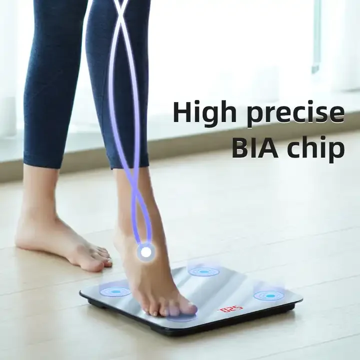 Hot Selling Electronic Smart Digital Bathroom Scale with App Display Scales  Weight Measuring Basic Body Analysis Scale