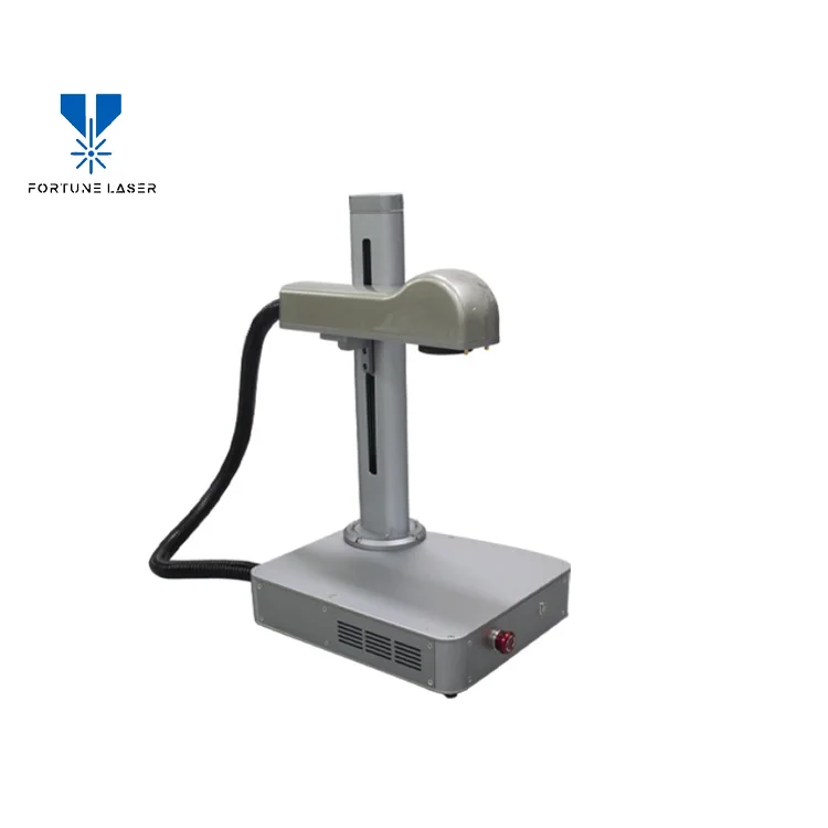 20w Cheap Portable Fiber Metal Laser Marking Machine, Engraving on Pet Id, Dog Tag, Bird Ring