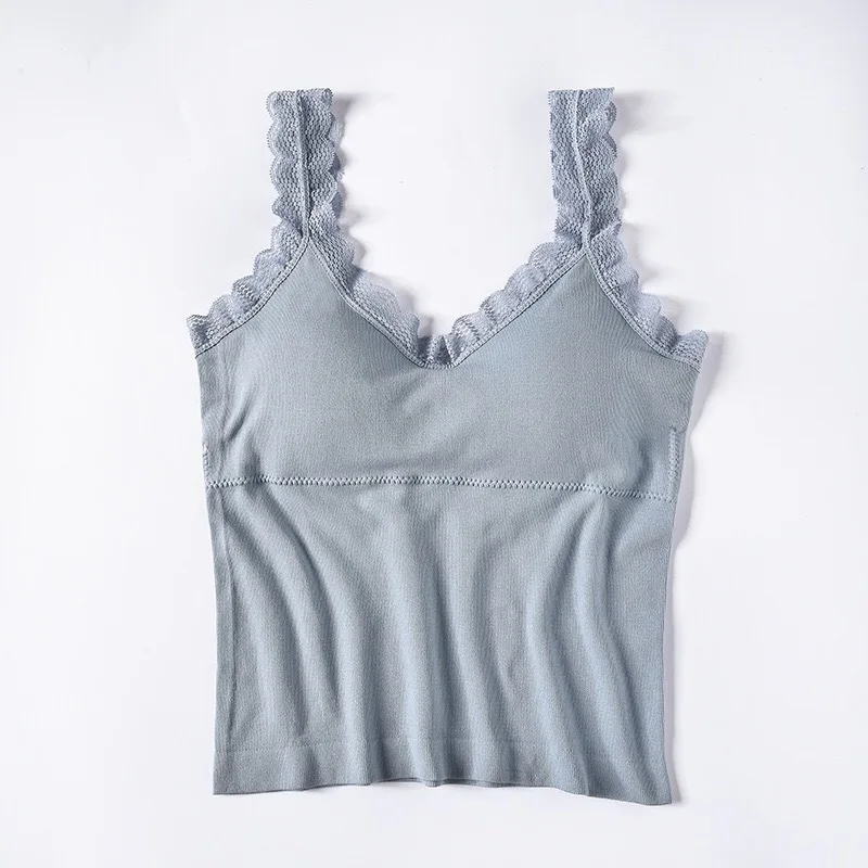 
Cheap Hot Sexy Inner Wear Lace Backless Women Padded Camisole 