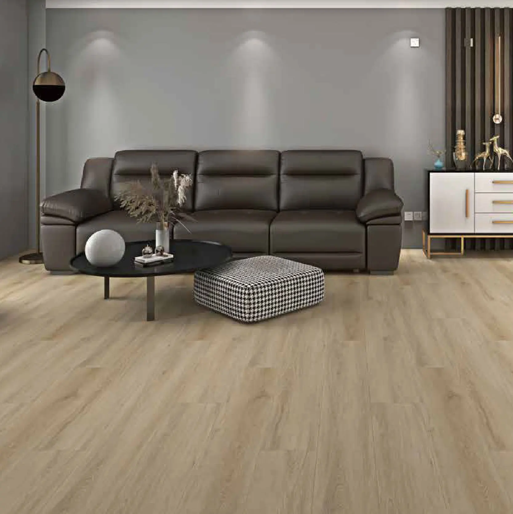 Quick Glue Down LVT Flooring Wholesale Wood Grain 4mm 5mm LVT Floating Plank Tile Vinyl Floor