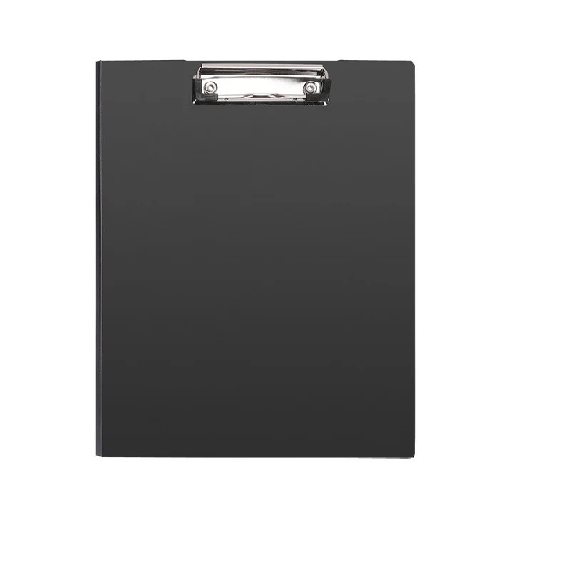 A4 clipboard plain black folder clips sublimation storage custom foldable nursing plastic clipboard