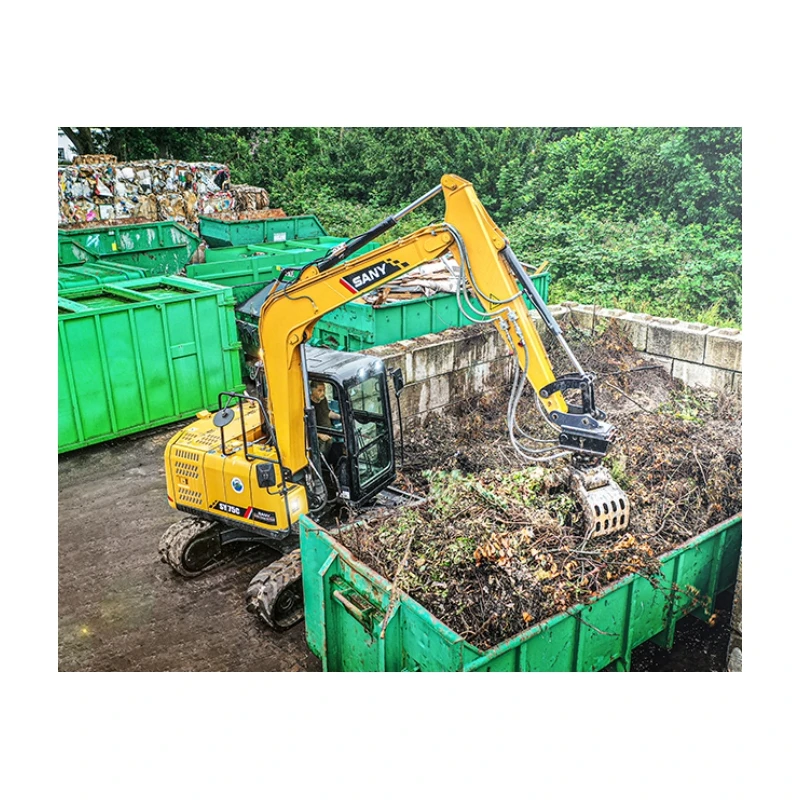 SANY SY75C 7 35ton экскаватор для прочных строительных площадок с вращением 11 5 об/мин и скоростью 4 км/ч