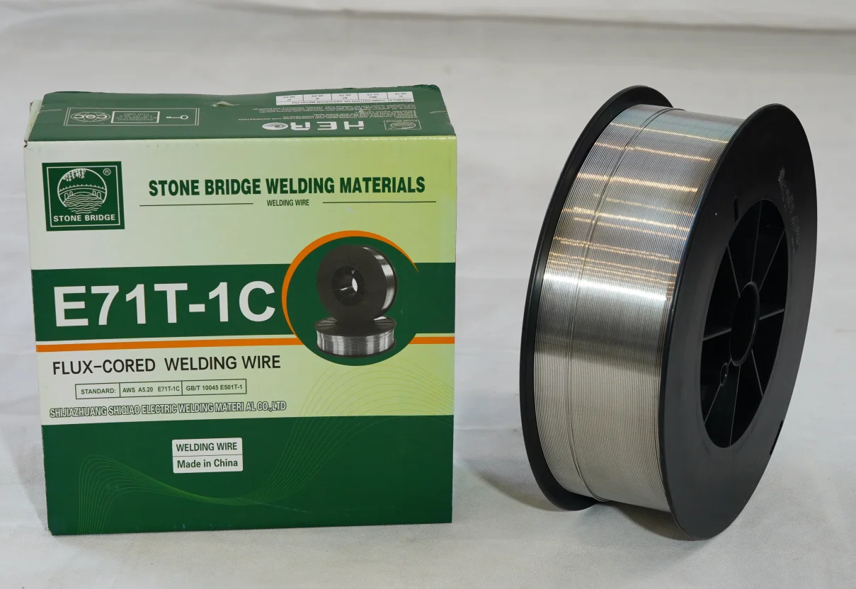 Factory Supply AWS E71T-1C Flux Cored Welding Wire Brazing Mild Steel Carbon Steel Copper Aluminium-Customizable OEM Supported
