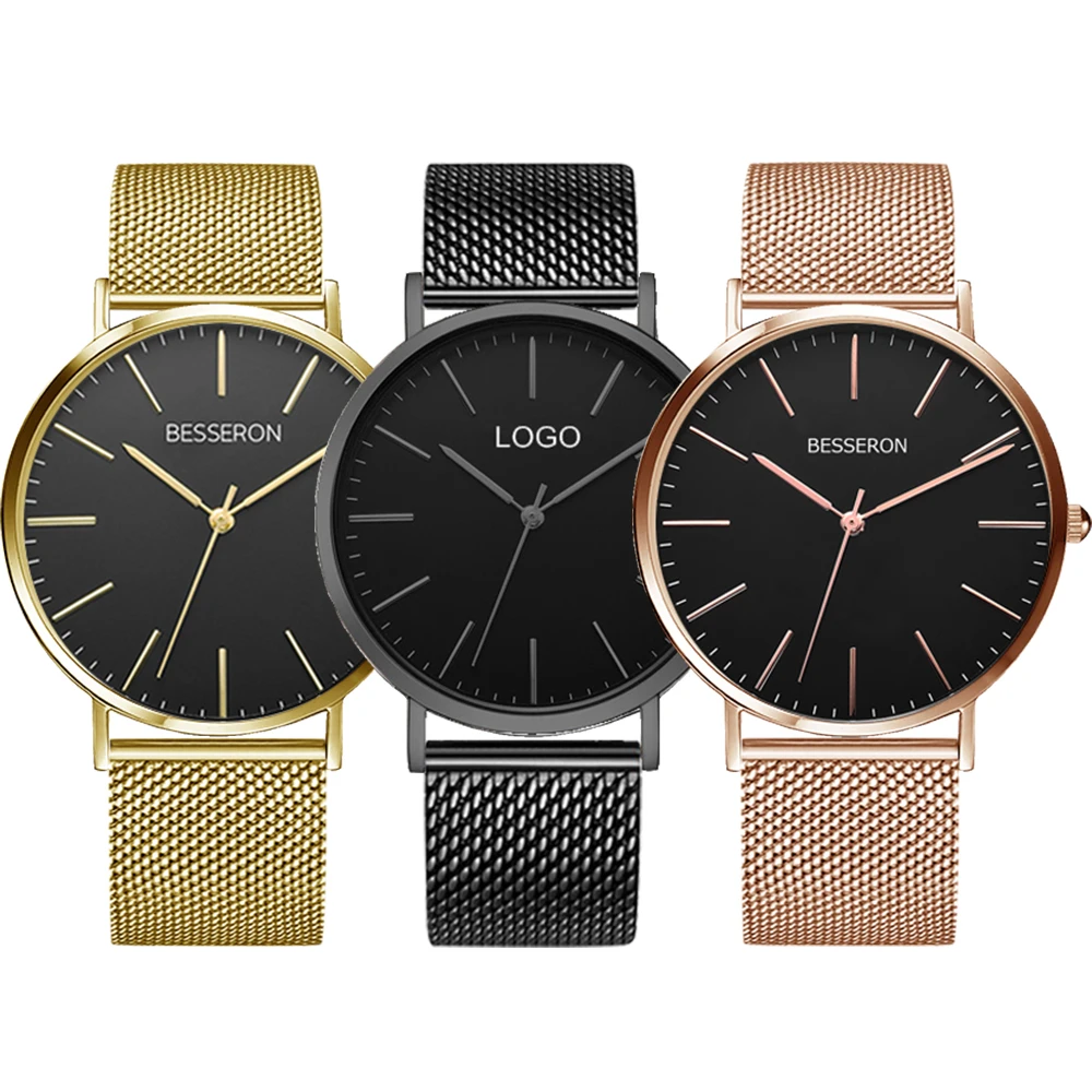 OEM ODM Private label wrist watches men women quartz watches bezel japan movt , mens stainless steel quartz goldlis watch