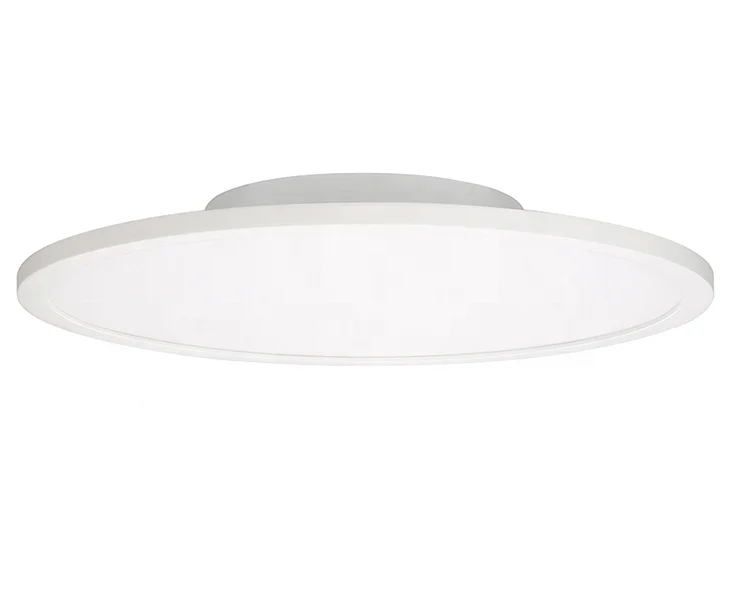 PMMA big round black white frame color surface mounted led panel light with aluminium frame